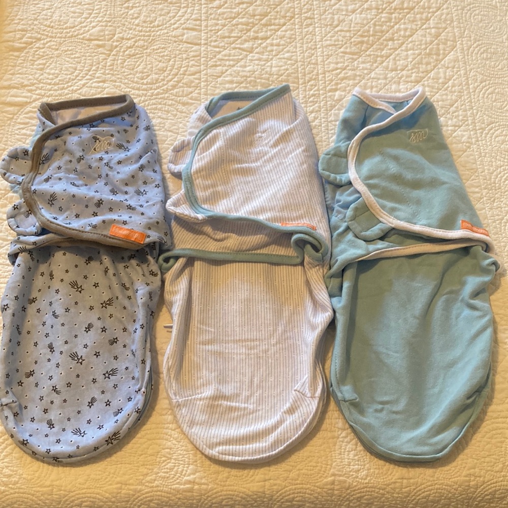 SwaddleMe three pack Velcro swaddles